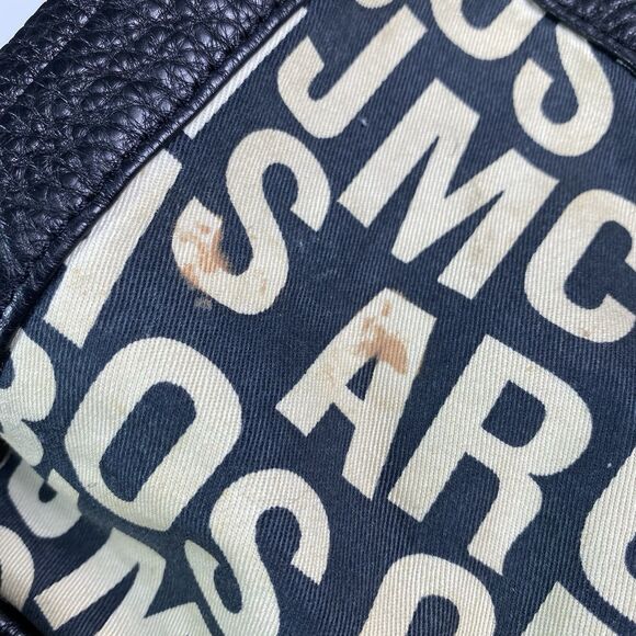 MARC by Marc Jacobs Classic Q Lil Ukita 2way Shoulder Bag Handbag Black Leather - Picture 8 of 8